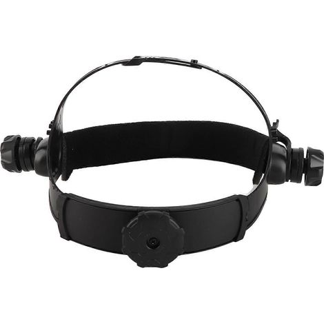 Schweißermaske mit verstellbarem Kopfband für selbstverdunkelnde Solar-Schweißhelme (Schwarz)