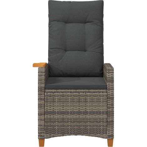 Maison Exclusive - Liegestuhl mit Teeteller 62 x 64 x 112 cm Poly