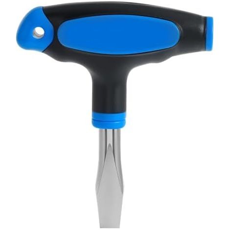 Tournevis à tête plate avec poignée en T de 10 mm, kit tournevis ergonomique courte plastique pour vis fente, mm - (1/5)