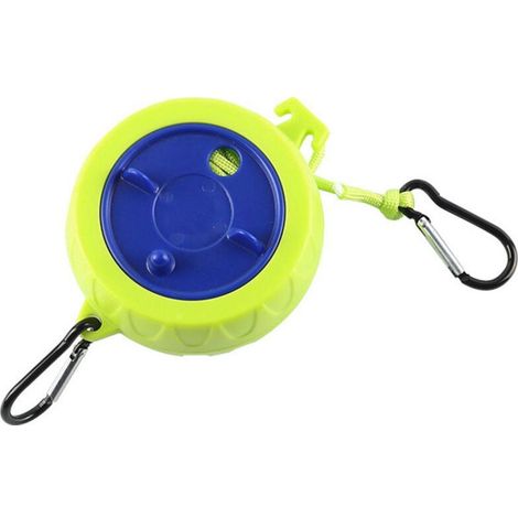 Lot de 10 m de corde à linge anti-enroulement, extensible, portable, pour séchoir à linge, salle de bain et camping en plein air (1/5)