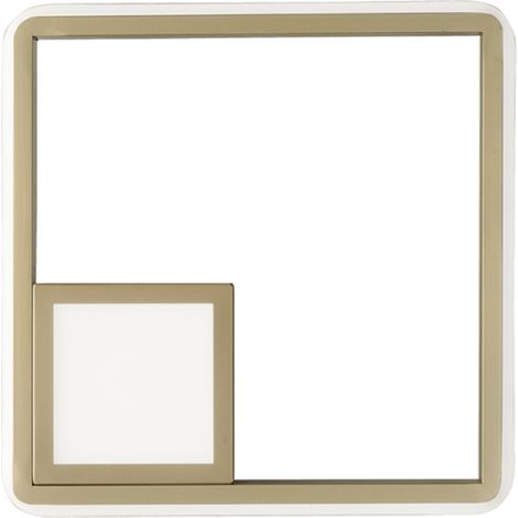 Applique DOWEL 25x25 cm in metallo verniciato Oro (1/4)