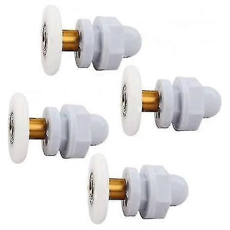 4 roulettes de porte de douche 25 mm, pour porte de douche 2025 (1/3)