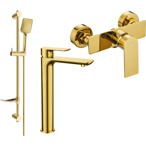 Mexen Alfa DF62 Brausegarnitur, Gold - 745714DF62-50 (1/4)