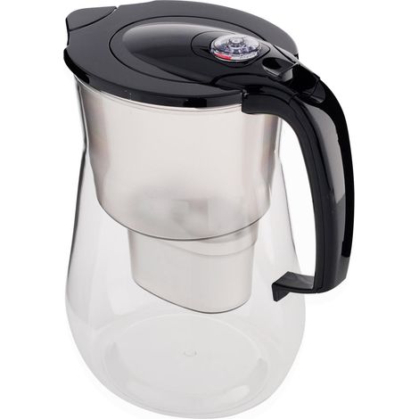 Carafe filtrante Aquaphor Onyx, capacité 4,2l + 3 cartouches Maxfor+ Mg. Noir. (1/2)