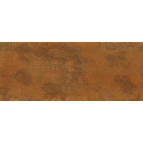Papier peint panoramique marron rouille | Tapisserie panoramique couloir & cuisine | Papier peint panoramique intissé style industriel - 250 x 600 cm (6 pièces) (1/2)