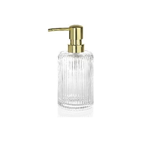 ANDREA HOUSE BA69104 Dispensador Vidrio/Dorado Stripes - ref: BA69104