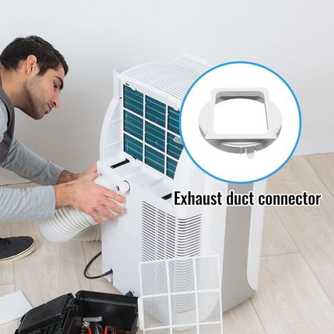 Adaptateur tuyau climatiseur mobile 150mm – Embout de déchappement – Polypropylène durable – Installation facile sans outil
