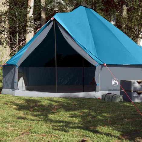 vidaXL Family Tent Tipi 8-Person Blue Waterproof (1/5)