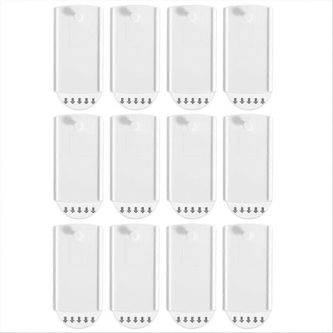 Lot de 12 crochets adhésifs pour cadres photo - Fixation sans perçage pour affiches et posters (1/5)