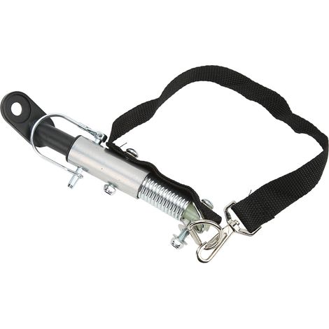 Attache de remorque vélo sans outils, installation facile en métal pour vélo électrique, accouplement remorque cyclisme extensible. (1/5)