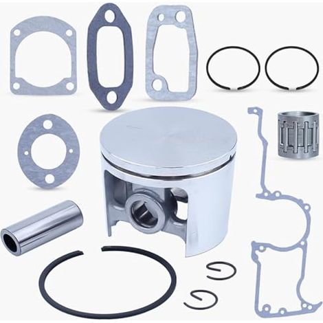 50mm Piston de Tronçonneuse Segments de Piston pour Husqvarna 266 268 Scie À Chaîne Moteur Pièces OEM de Rechange pour Tronçonneuse 501 52 26-04 avec Rouleau à Aiguilles Jeu de Joints (1/5)