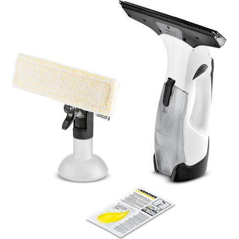 1 Aspirateur à vitres, Autonomie 35 min, Batterie amovible, Buse 280 mm, Pour fenêtres et miroirs