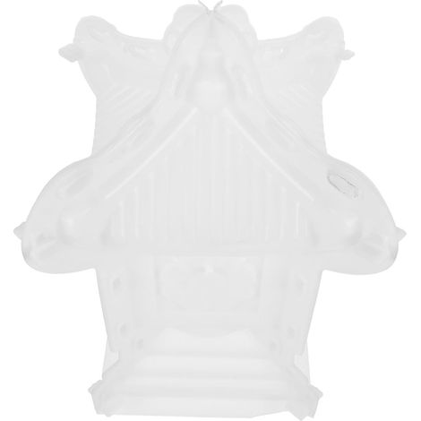 Moule en Plastique Blanc pour Pavillon de Jardin de Balustrade Romaine, Solide et Simple, pour Décoration Extérieure en Béton (1/5)