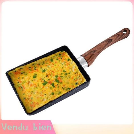 Garosa Casserole Poêle à Frire Antiadhésive Tamagoyaki, Revêtement en Pierre à Chauffage Rapide pour Fournitures puericulture pot (1/4)