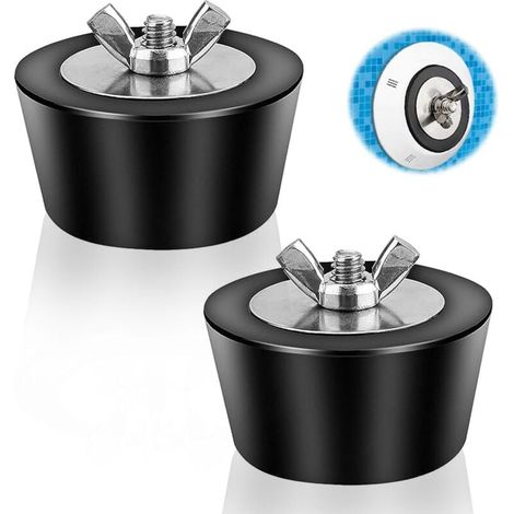 Tappo per piscina, tappo per piscina invernale, 2 pezzi di tappi in gomma per piscina, tappo conico per piscina invernale, accessori per piscine da 25 mm (1/4)