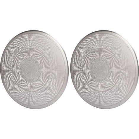 2 grilles de haut-parleurs de voiture en acier inoxydable, compatibles avec FJ Cruiser XJ10 2007–2021