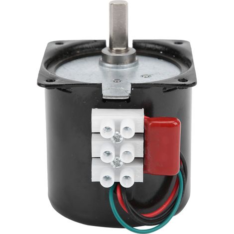 Moteur synchrone AC 14W à aimant permanent, faible vitesse, couple élevé, arbre central XD60KTYZ 2.5 tr/min 220V (1/5)