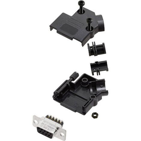Amphenol L17D45PK-P-09-L77DE09SST D-SUB Buchsenleisten-Set 45 ° Polzahl: 9 Schrauben 1 St.