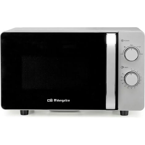 Microondas Orbegozo MI 2062 CE/ 700W/ Capacidad 20L/ Gris (1/2)