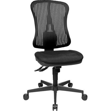 Topstar, Siège de bureau ergonomique à assise galbée, sans (1/5)