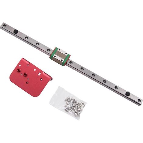 Kit de mise à niveau pour glissières linéaires, kit de guidage linéaire axe X avec support de fond de panier, stabilité améliorée, 310 mm pour -3 (1/5)