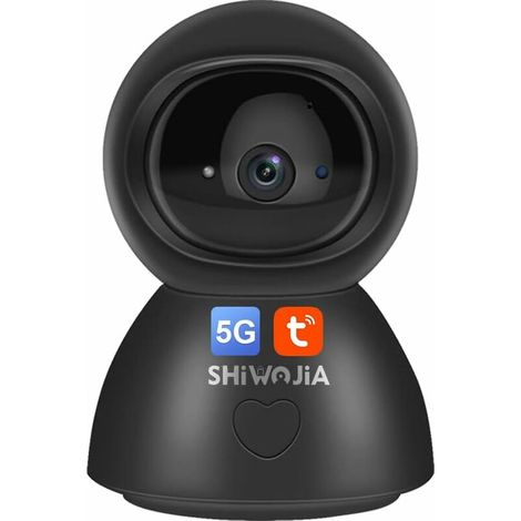 Heimüberwachungskamera, Dualband-WLAN-IP-Kamera (5 GHz/2,4 GHz), 2K-4-MP-Innenkamera, 360°-Schwenk-/Neigefunktion, Nachtsicht, Bewegungserkennung, Zwei-Wege-Audio