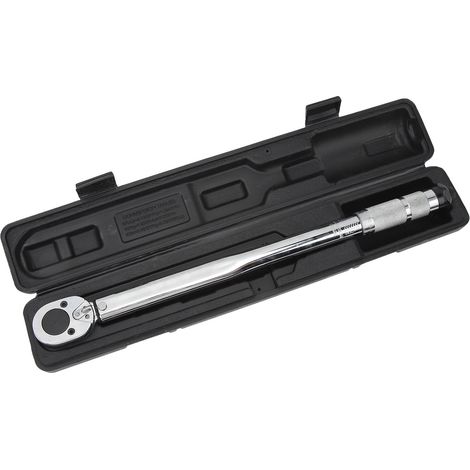 Clé dynamométrique à clic 1/2 pouce, précision 4%, 28-210 Nm, pour réparation auto pneus moteur châssis fixation (1/5)