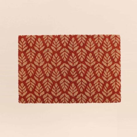 Paillasson coco imprimé zig zags 40x60cm (1/5)
