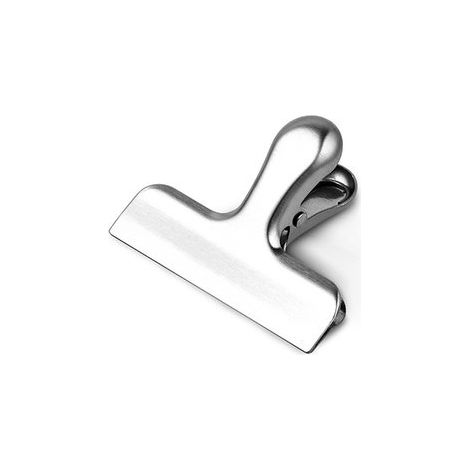 Set di 10 clip di chiusura per sacchetti alimentari e vari tipi di imballaggio. Materiale: acciaio inossidabile, per sigillare e mantenere freschi gli alimenti. (1/5)