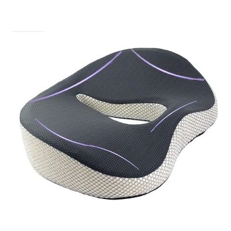 Coxis Viscoelastic Cushion for Office Chair, Gaming, Car, Relief of Back, Hemorrhoids or Back Pain, Orthopedic Pillow with Memory Foam for Seat