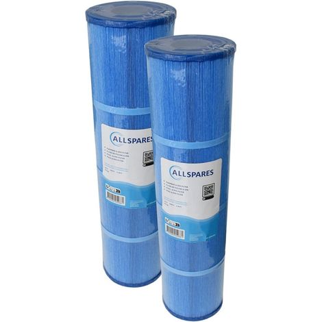 Filtro de agua para spa AllSpares (2 unidades) compatible con SC733-S / PRB75-M / FC-2395M (Ø127 x 511 mm)