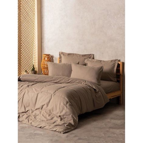 Juego de cama - 1 funda nórdica 140 x 200cm + 1 fundas de almohada 60 x 60 cm - 100% algodón reforzado - Impresión de cuadros Vison