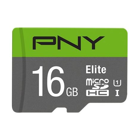 Carte mémoire PNY Elite microSDHC 16 Go - Classe 10, UHS-I (1/4)