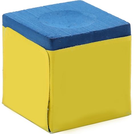 Craie pour embout de queue de billard, craie pour queue de snooker (bleue grasse) (1/5)