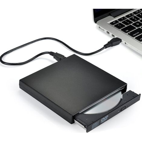 Lecteur CD/DVD externe pour ordinateur portable USB 3.0 et lecteur DVD de type C (1/5)