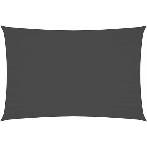 Sonnensegel Oxford-Gewebe Rechteckig 2x4 m Anthrazit vidaXL