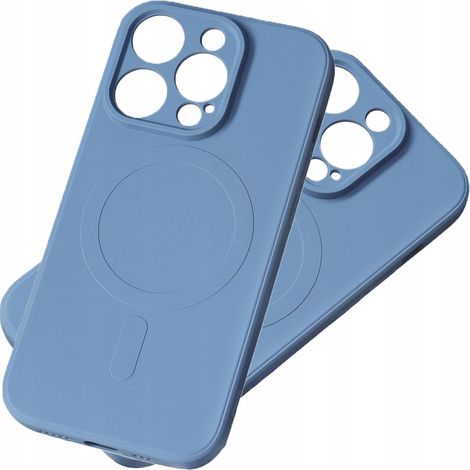 MagSafe-kompatible Silikonhülle für iPhone 15 Plus – Marineblau (1/5)