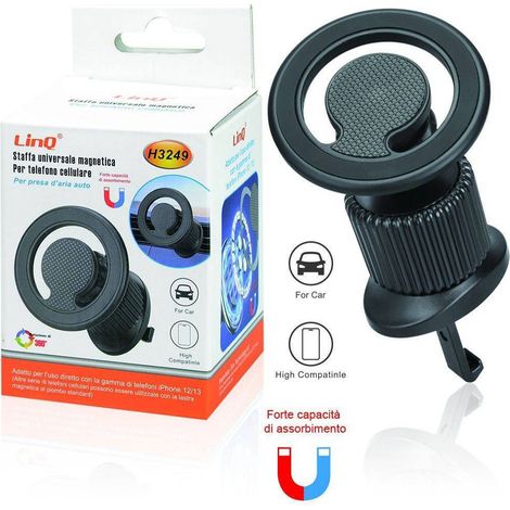 Trade Shop - Universal magnetische Auto Lufteinlass Halterung Smartphone Handy H3249 -