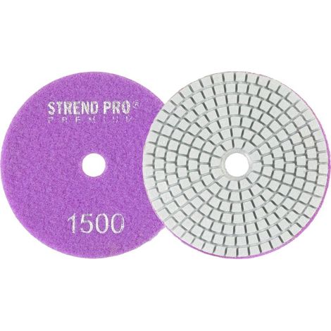 Scheibe Strend Pro Premium P1500, 100 mm, Polierscheibe, Diamant, Klettverschluss (1/5)