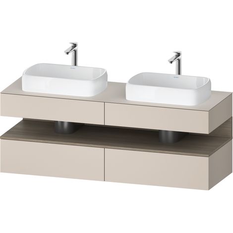 Lavabo consola Collection One de Duravit, 2 extraíbles, 2
