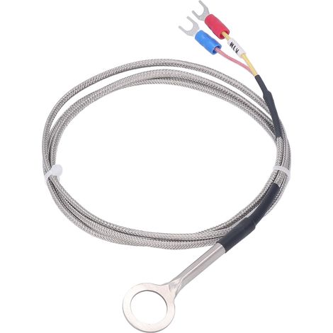 Capteur de température diélectrique haute température de type K, 14 mm, -40 à 1000 °C, thermocouple de mesure de température cylindrique Φ141M (1/5)