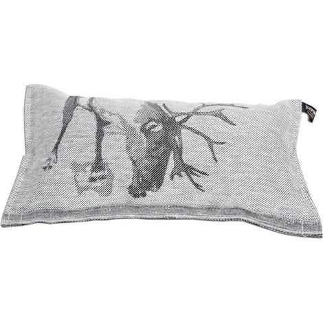 Jokipiin Poro Pillow Saunakissen 22 x 40 cm finnisches Sauna Kissen white/black
