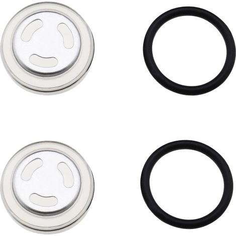 Lot de 2 joints en verre de 18 mm pour moto, joints et rondelles, pour pompe de frein, maître-cylindre, réservoir de moto (1/5)