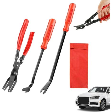 Alicates para quitar clips de panel, herramienta para quitar clips de moldura de panel de puerta de automóvil (2025), pasadores de empuje y sujetadores de moldura de elevación, accesorios para automóv