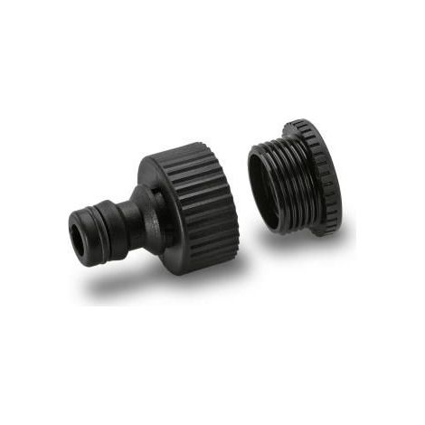 Raccord rapide tuyaux d'eau 1/2" – Plastique renforcé – Connexion sécurisée pour pompes Kärcher – Dimensions 46 x 39 mm