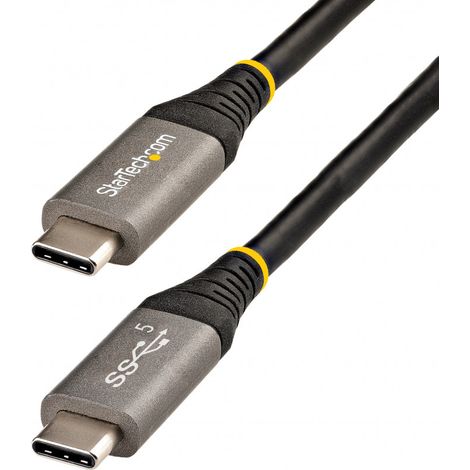 Kabel USB C Startech USB315CCV2M Schwarz/Grau 2 m