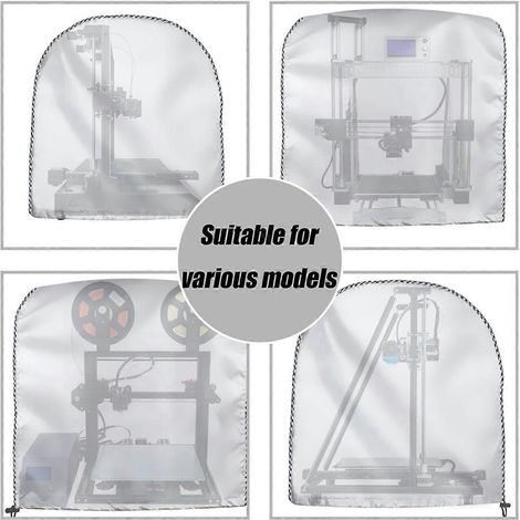 Housse de protection anti-poussière pour imprimante 3D - Dimensions : 45 x 45 x 48 cm (1/5)