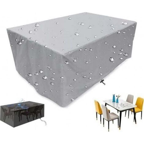 Housse Protection Mobilier Jardin - Tissu Oxford 210D Imperméable UV - Pour Balcon Terrasse Jardin - 90 x 90 x 90 cm