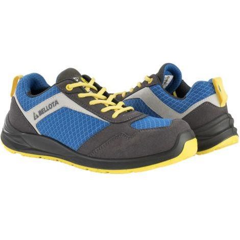 Zapato seguridad BELLOTA S1P Flex azul-amarillo talla 47
