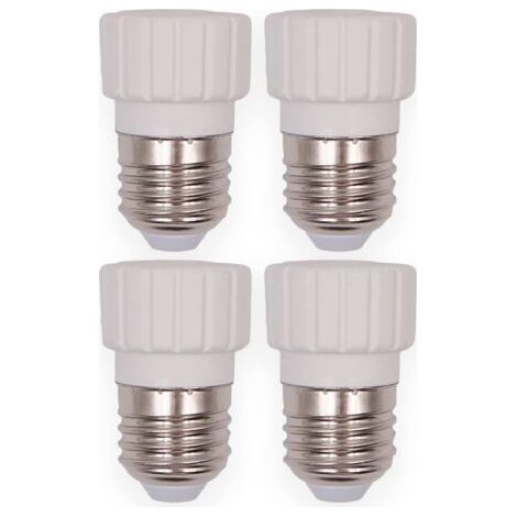 4PCS E27 vers GU10 Convertisseur de Douille Adaptateur de Douille de Base de Lampe pour Ampoules LED [Classe énergétique E] (1/5)